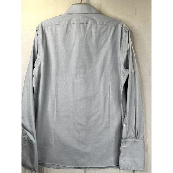 Brooks Brothers men's long sleeve button down shirt, blue/white, 16-1/2 - 33 - Picture 9 of 9